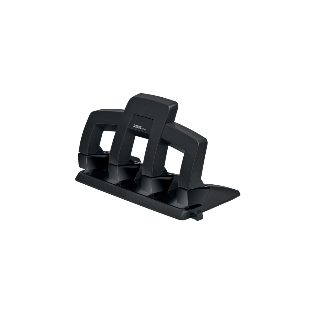 Produktbild för Rapid Supreme SP34 - hålslag - 30 ark - 4 hål - ABS-plast, metall - grafitsvart