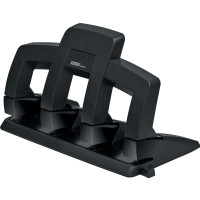 Produktbild för Rapid Supreme SP34 - hålslag - 30 ark - 4 hål - ABS-plast, metall - grafitsvart