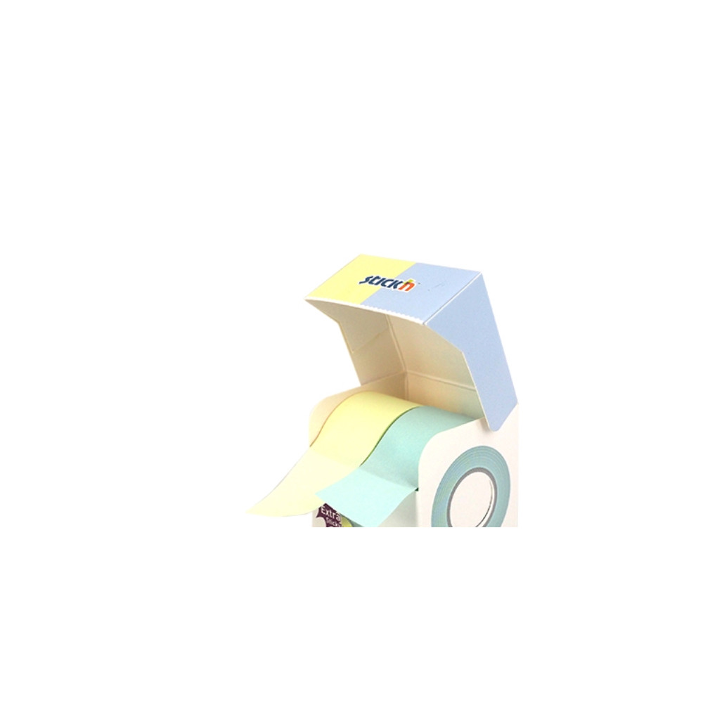 Produktbild för Stick’n Note Roll Extra Sticky FSC 2x25 mm x 10 m pastell gu...