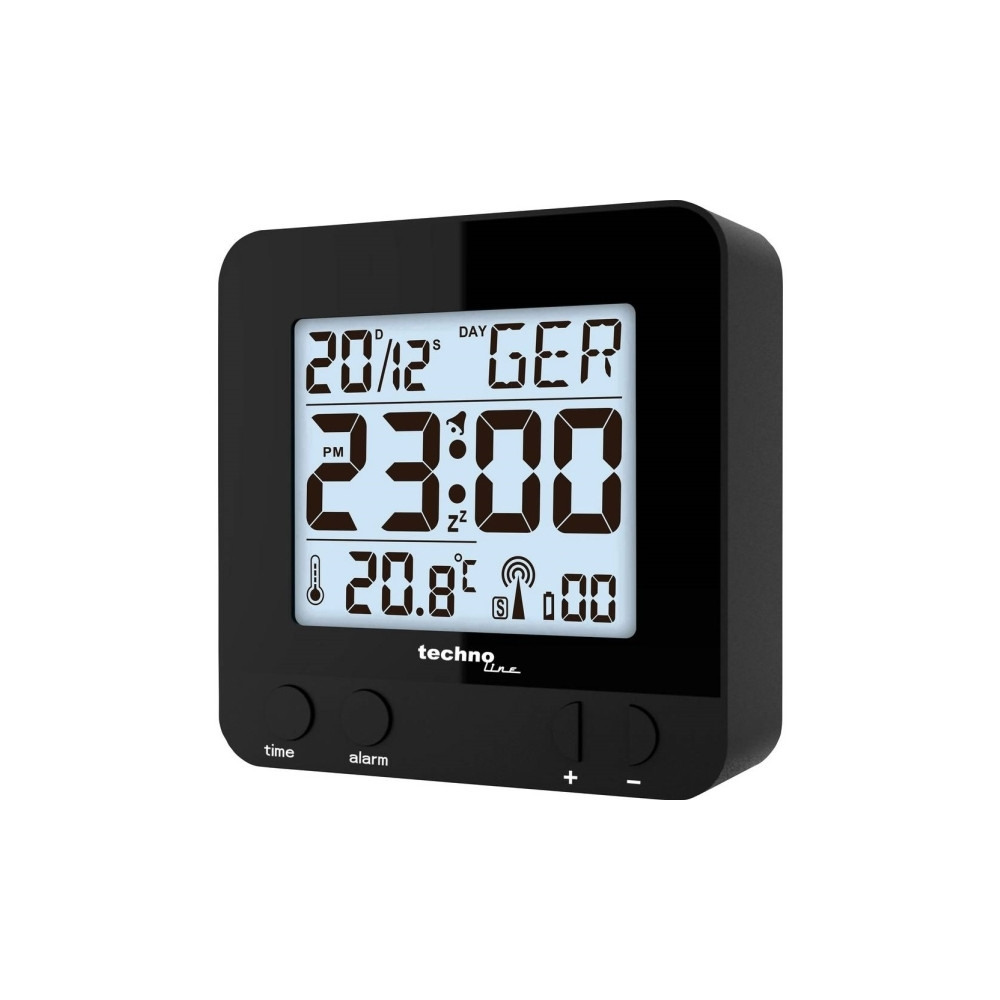 Produktbild för Technoline WT 235, Digital väckarklocka, Svart, AAA Micro (L...