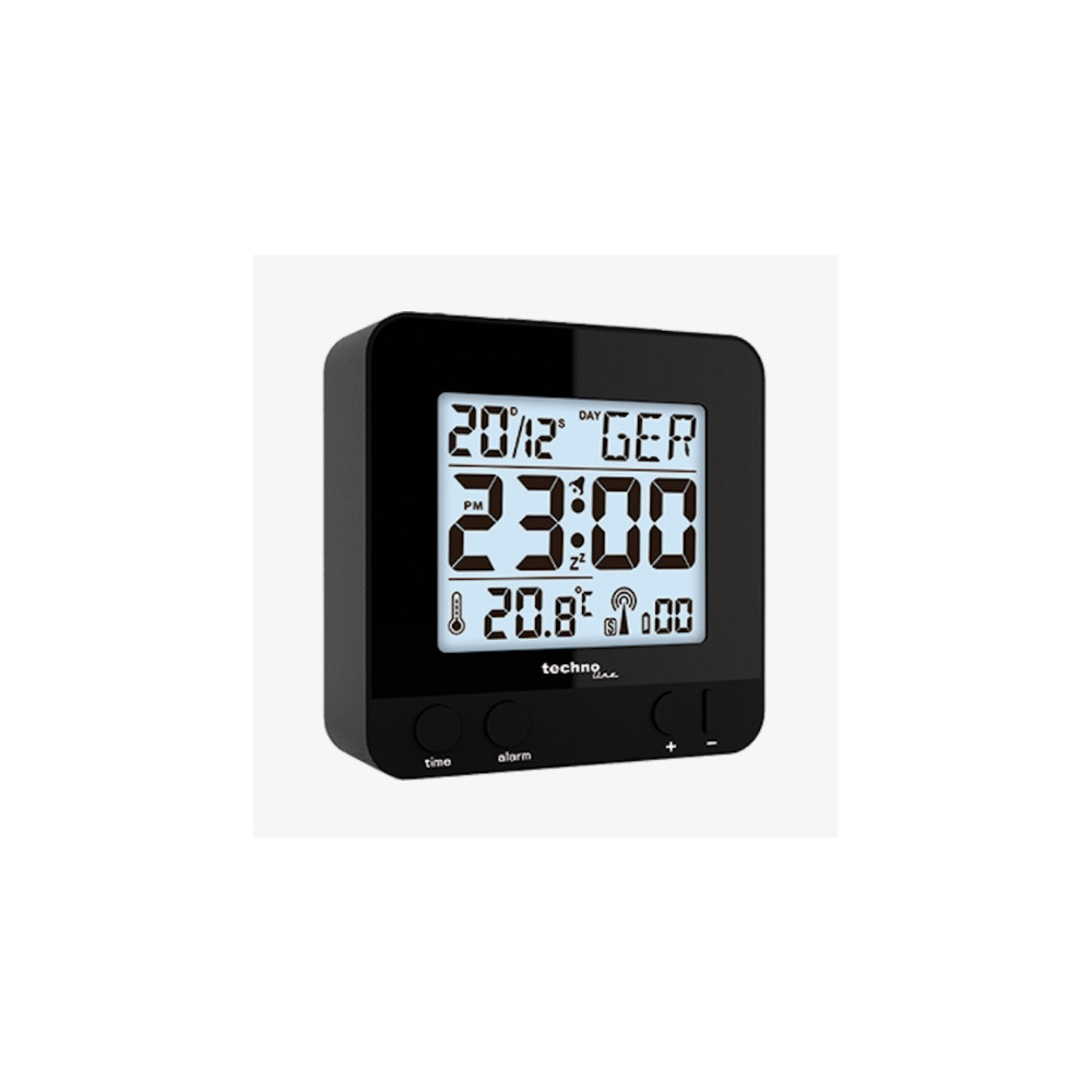 Produktbild för Technoline WT 235, Digital väckarklocka, Svart, AAA Micro (L...