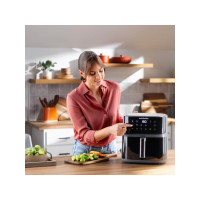Produktbild för NutriBullet CrispLite Vision, Varmluftsfritös, 8 l, 80 ° C,...