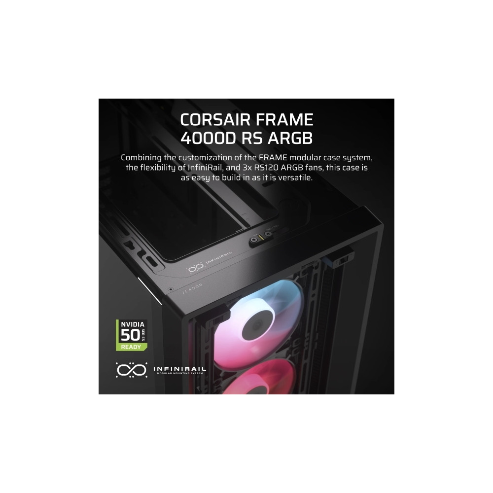 Produktbild för CORSAIR FRAME 4000D RS ARGB - midi-torn - utökad ATX