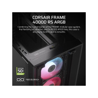 Produktbild för CORSAIR FRAME 4000D RS ARGB - midi-torn - utökad ATX