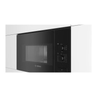 Produktbild för Bosch Serie | 4 BFL520MB0 - mikrovågsugn - inbyggd - svart