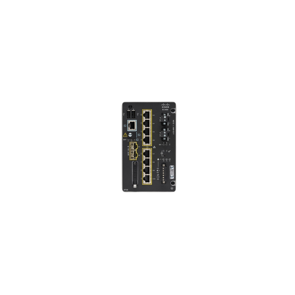 Produktbild för Cisco Catalyst IE3400 Rugged Series - Network Essentials - switch - 10 portar - Administrerad