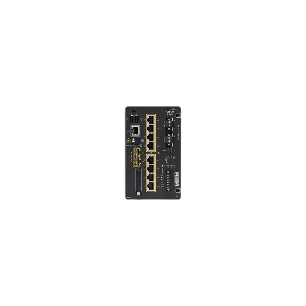 Produktbild för Cisco Catalyst IE3400 Rugged Series - Network Essentials - switch - 10 portar - Administrerad