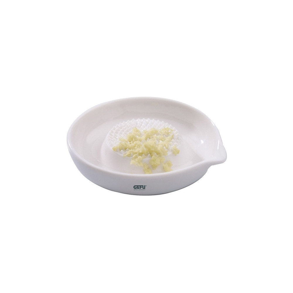 Produktbild för GEFU PURO, Runt rivjärn, Vit, Keramiska, 97 mm, 105 mm, 20 m...