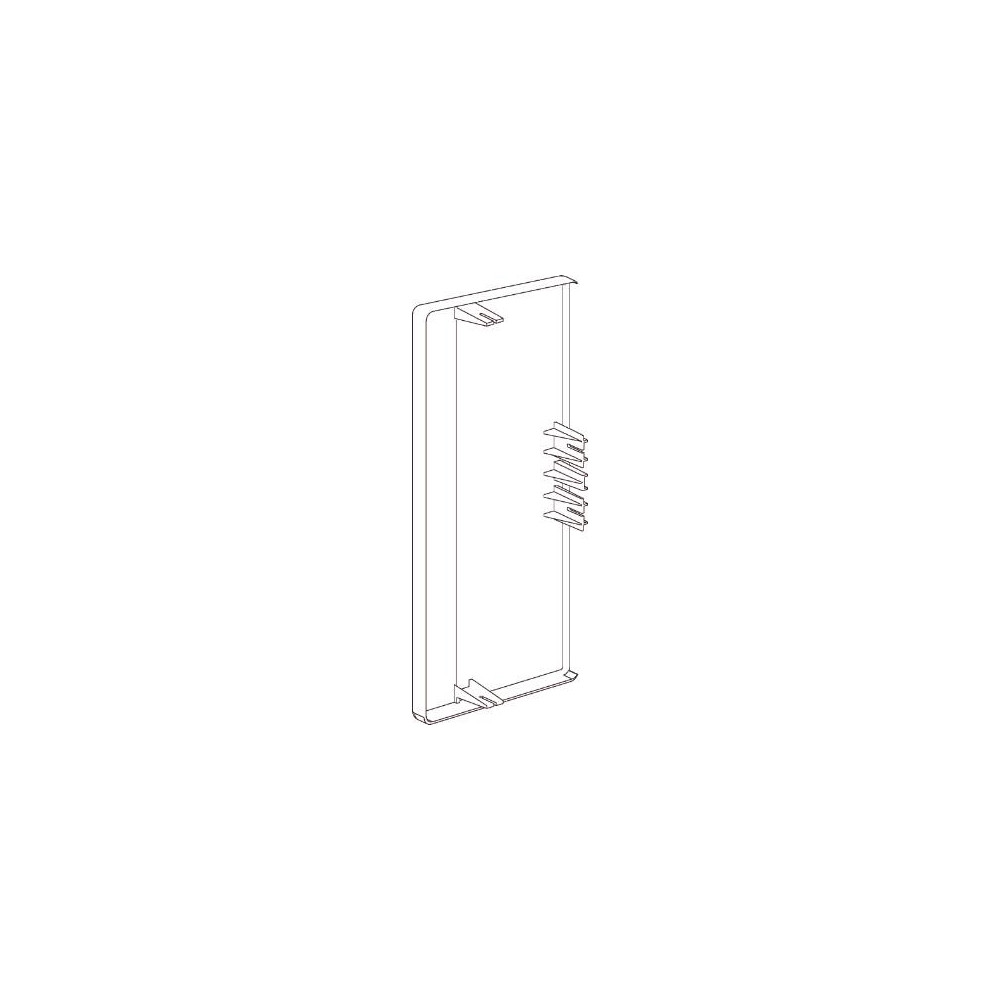 Produktbild för SCHNEIDER ELECTRIC ändstycke TEK-ES 161-3 HxB: 72x161 mm vit...