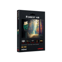 Produktbild för AudioQuest Forest 48, 2 m, HDMI Typ A (standard), 3 x HDMI T...