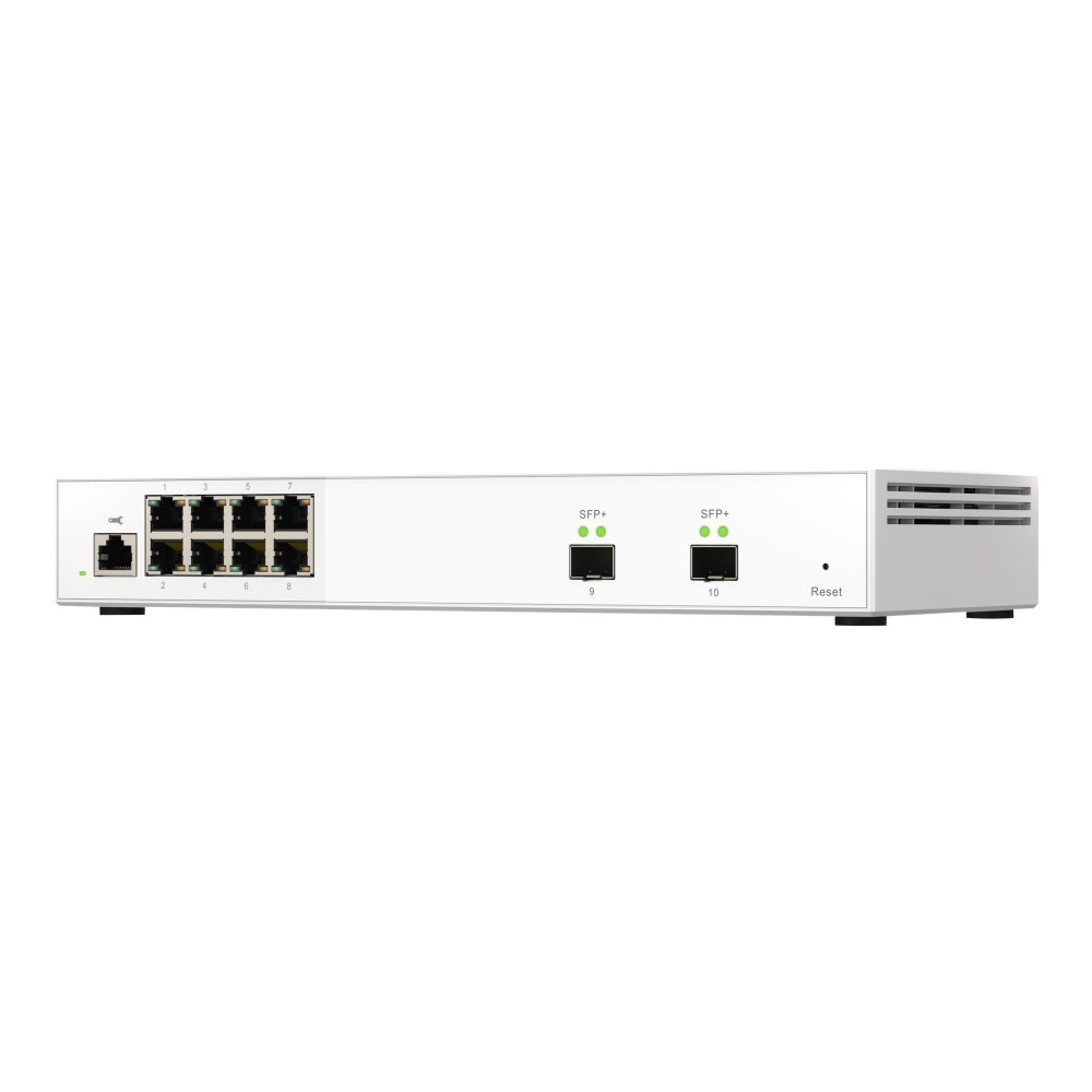 Produktbild för QNAP QSW-M2108-2S - switch - 10 portar - Administrerad