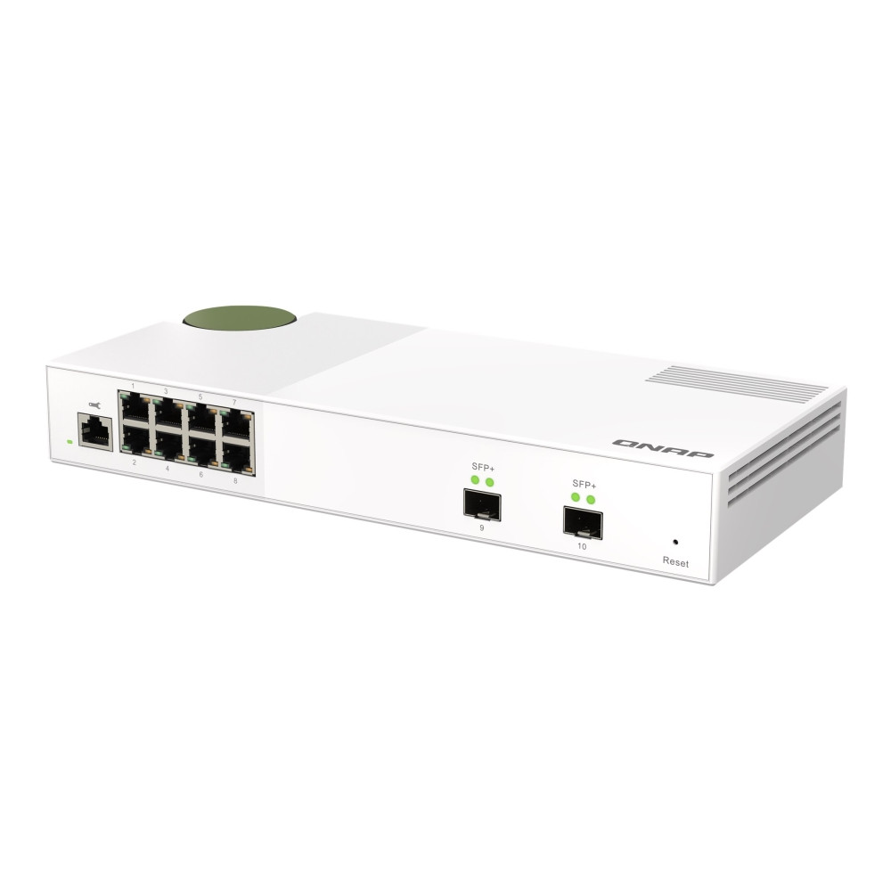 Produktbild för QNAP QSW-M2108-2S - switch - 10 portar - Administrerad