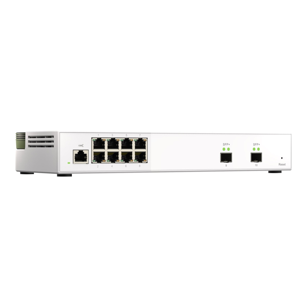 Produktbild för QNAP QSW-M2108-2S - switch - 10 portar - Administrerad