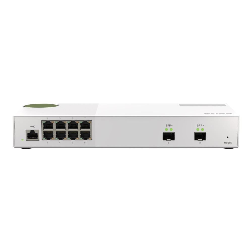 Produktbild för QNAP QSW-M2108-2S - switch - 10 portar - Administrerad
