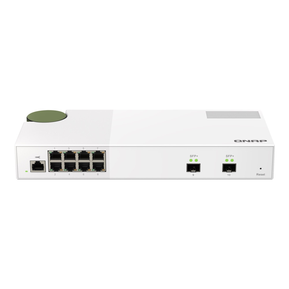 Produktbild för QNAP QSW-M2108-2S - switch - 10 portar - Administrerad