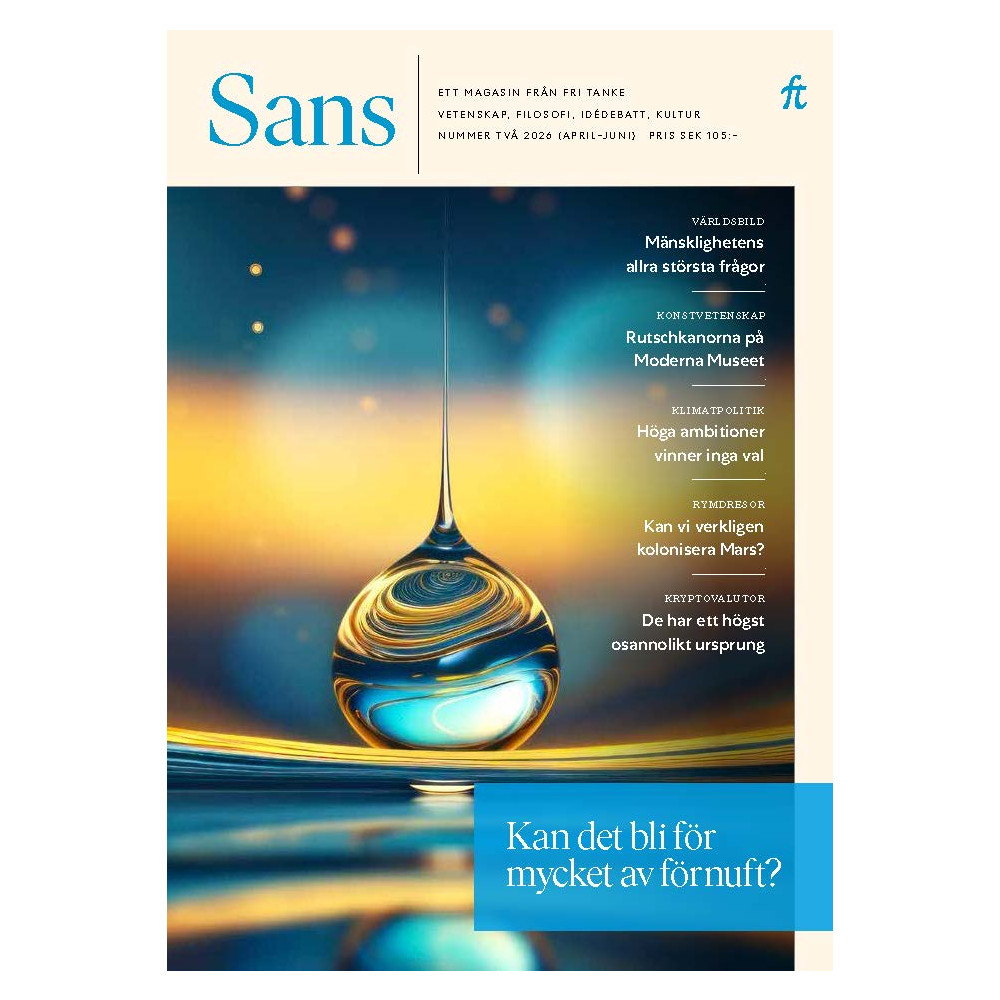 Produktbild för Sans 2/2026. Kan det bli för mycket av förnuft? (häftad)