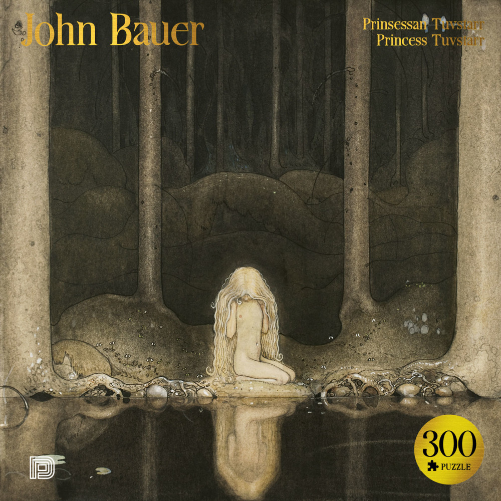 Produktbild för John Bauer. Prinsessan Tuvstarr, pussel 300 bitar (bok)