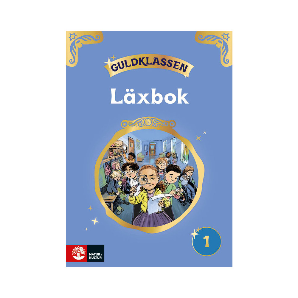 Produktbild för Guldklassen åk 1 Läxbok (5-pack) (häftad)