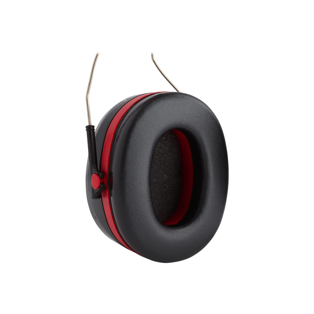 Produktbild för 3M Peltor Optime III H540A-411-SV - öronmuffar - polyuretanskum, ABS-plast, polyvinylklorid, rostfritt stål - svart, röd