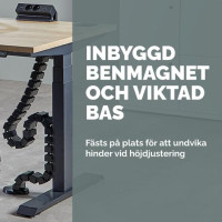 Produktbild för Kabelsamlare FELLOWES CableSpine svart