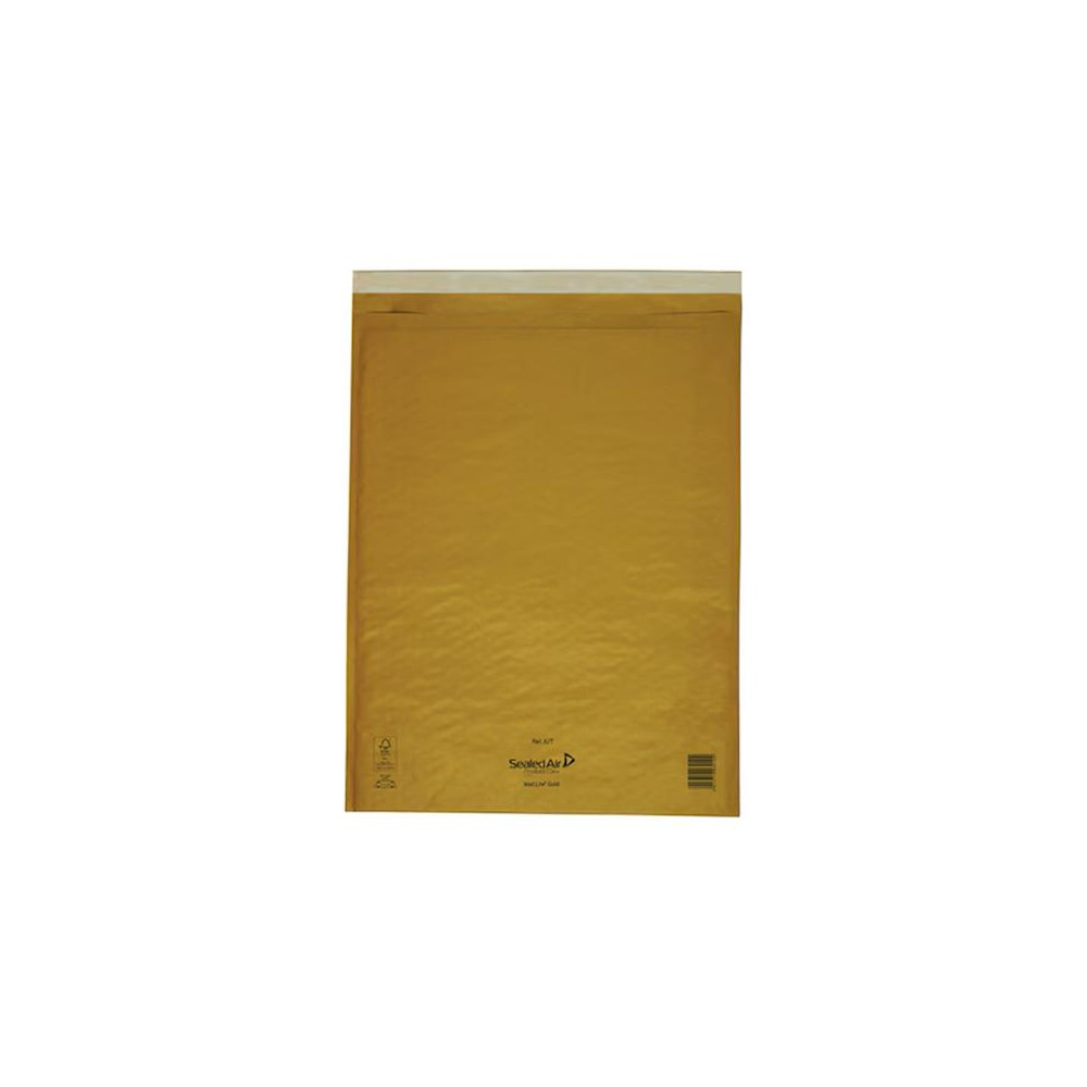 Produktbild för Bubbelpåse K/7 350x470mm brun 100/fp