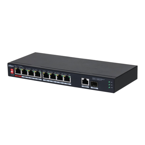 DAHUA Dahua PFS3110-8ET1GT1GF-96 - switch - 10 portar - ohanterad