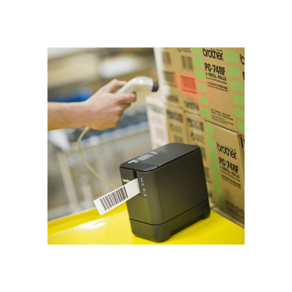 Produktbild för Brother P-Touch PT-P950NW - etikettskrivare - svartvit - termisk överföring