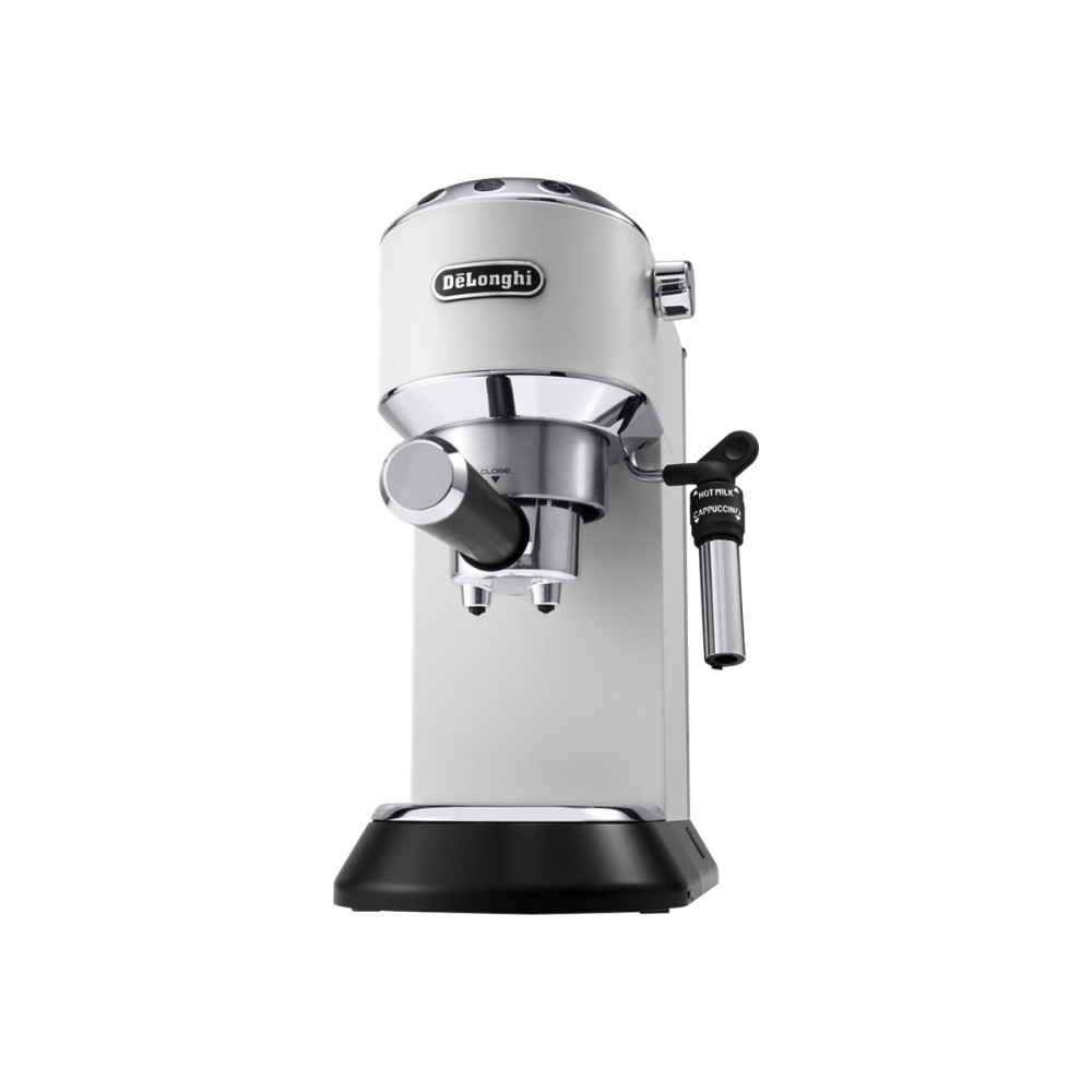 Produktbild för De'Longhi DEDICA EC 685.W - kaffemaskin med mjölkskummare - 15 bar - vit