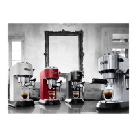 Produktbild för De'Longhi DEDICA EC 685.W - kaffemaskin med mjölkskummare - 15 bar - vit
