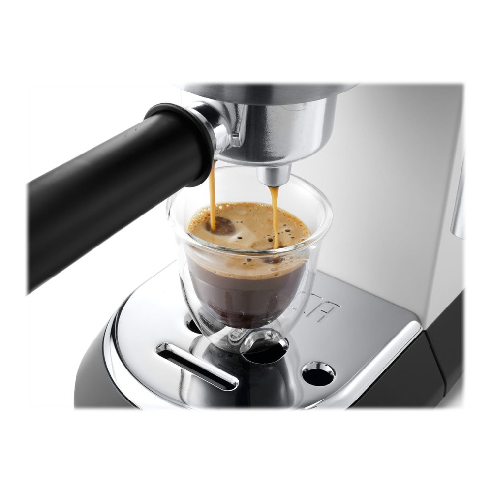 Produktbild för De'Longhi DEDICA EC 685.W - kaffemaskin med mjölkskummare - 15 bar - vit