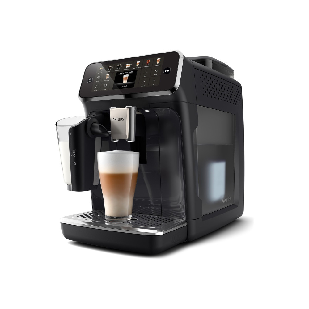 Produktbild för Philips 5500 series EP5541 - automatisk kaffekokare med mjölkskummare - 15 bar - glänsande svart