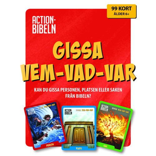 Hylleruds Förlag Actionbibeln - Gissa Vem-Vad-Var