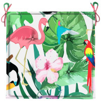 Produktbild för Stolkuddar 6 pcs Flerfärgsdesign 50 x 50 x 4 cm Oxford Tyg