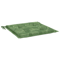 Produktbild för Stolkuddar 4 pcs Grön och Vit 50 x 50 x 4 cm Oxford Tyg