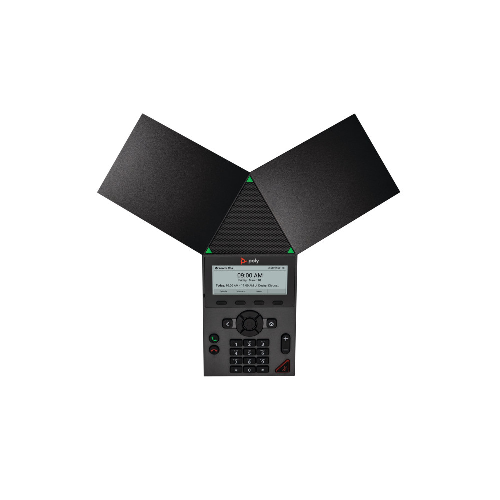 Produktbild för HP Poly Trio 8300 - VoIP-konferenstelefon - med Bluetooth interface med nummerpresentation/samtal väntar - 3-riktad samtalsförmåg