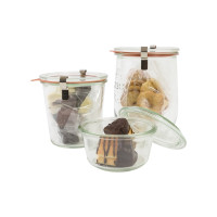 Produktbild för Inläggningsglas rund Ø 100, höjd 147, glas transparent, förp...