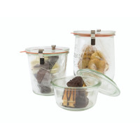 Produktbild för Inläggningsglas rund Ø 100, höjd 147, glas transparent, förp...