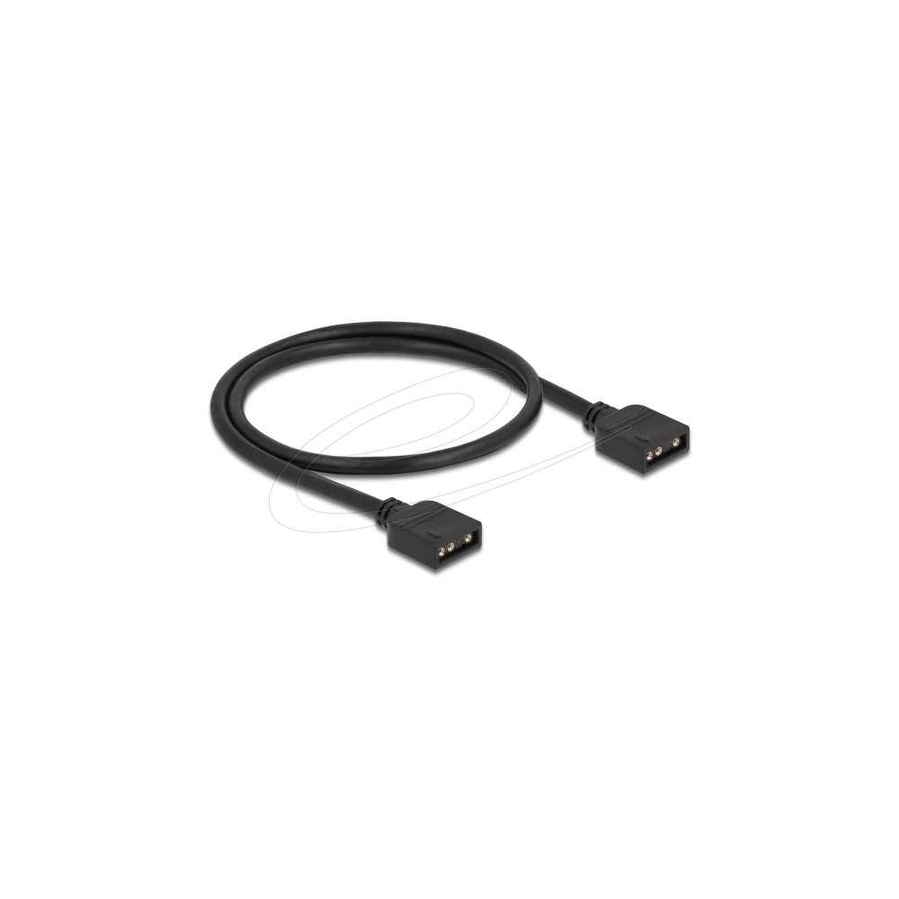 Produktbild för Delock - RGB LED-kabel - 3-stifts ARGB till 3-stifts ARGB - 30 cm