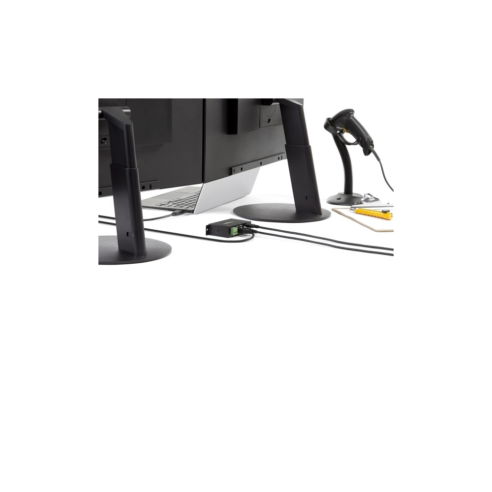 Produktbild för StarTech.com Rackmount USB 2.0 Hub - 4 Port Rugged Industrial USB 2.0 Hub - hubb - 4 portar