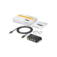 Produktbild för StarTech.com Rackmount USB 2.0 Hub - 4 Port Rugged Industrial USB 2.0 Hub - hubb - 4 portar