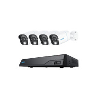Produktbild för Reolink NVS8-8MB4 - NVR + kamera(/or) - trådad (GbE) - PoE, växelströmsdriven