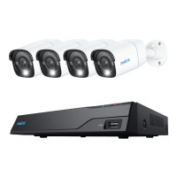 Produktbild för Reolink NVS8-8MB4 - NVR + kamera(/or) - trådad (GbE) - PoE, växelströmsdriven