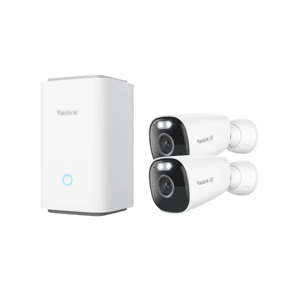 Produktbild för Reolink Hub med 2x Argus Eco Ultra 4K | 8MP | batteri | IP66