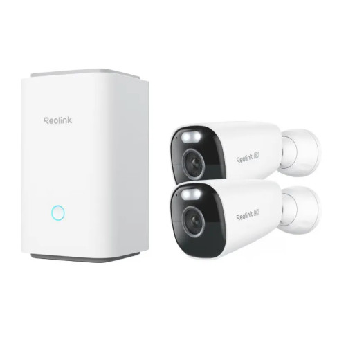 Reolink Reolink Hub med 2x Argus Eco Ultra 4K | 8MP | batteri | IP66