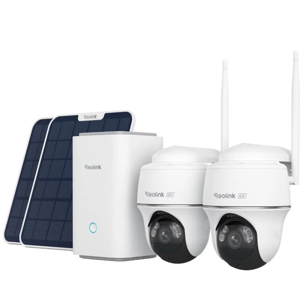 Produktbild för Reolink Home Hub Kit styrsystem, Home Hub + 2 x Argus PT Ult...