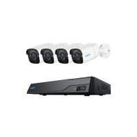 Produktbild för Reolink NVS8-5MB4 - NVR + kamera(/or) - trådad (Ethernet 10Base-T/100Base-T) - PoE, växelströmsdriven