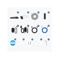 Produktbild för Reolink NVS8-5MB4 - NVR + kamera(/or) - trådad (Ethernet 10Base-T/100Base-T) - PoE, växelströmsdriven