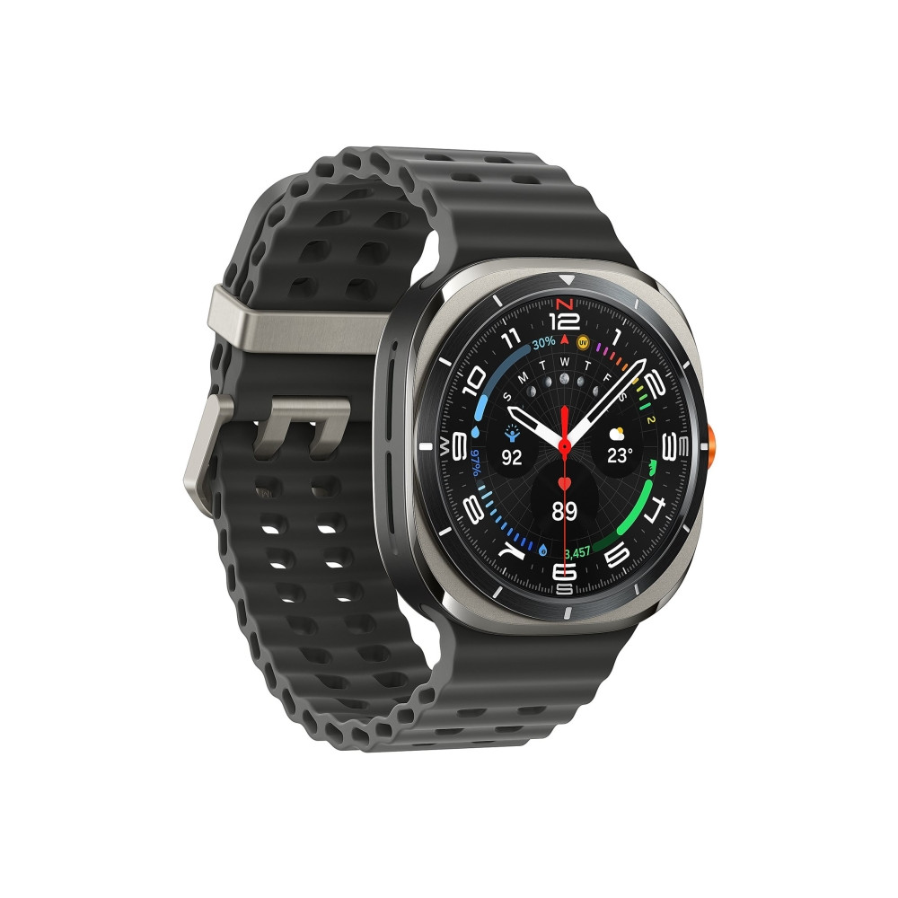 Produktbild för Samsung Galaxy Watch Ultra - titanium silver - smart klocka med marinband - mörkgrå - 64 GB
