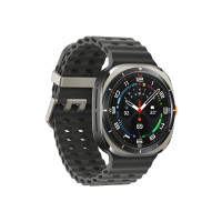 Produktbild för Samsung Galaxy Watch Ultra - titanium silver - smart klocka med marinband - mörkgrå - 64 GB