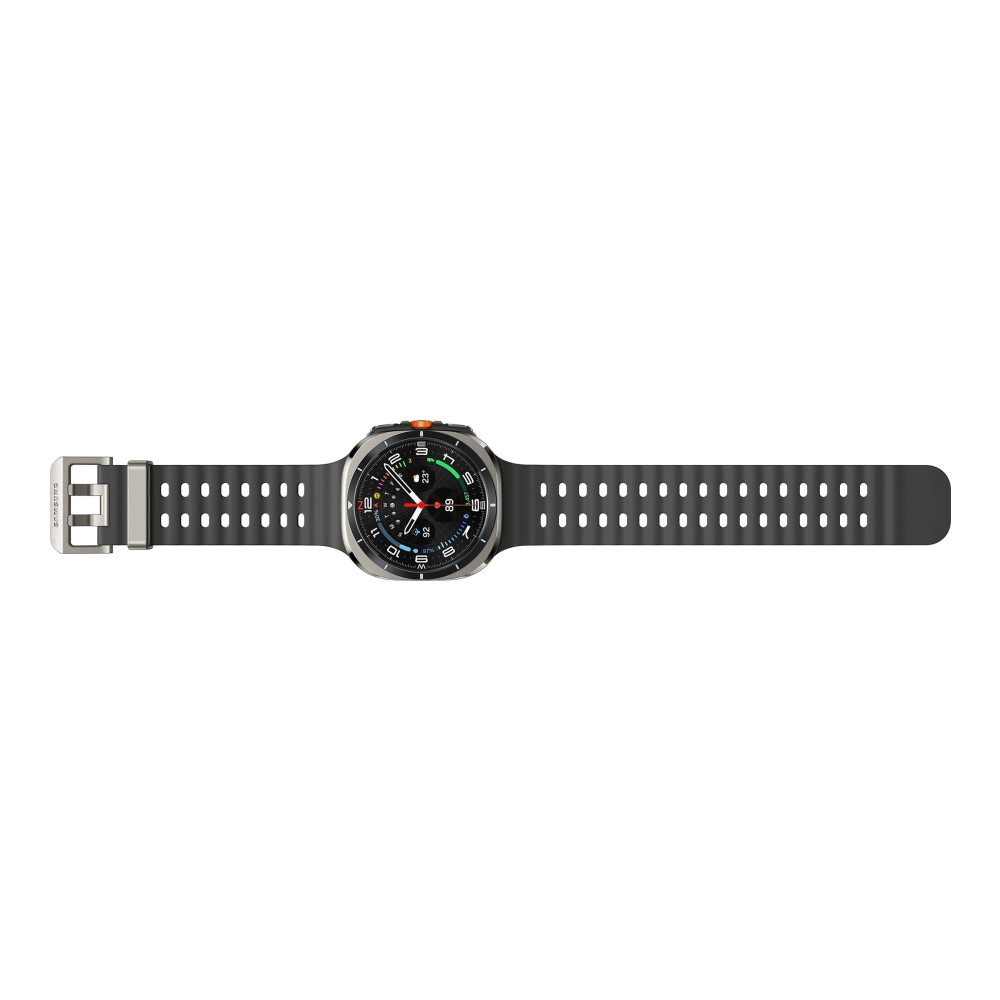 Produktbild för Samsung Galaxy Watch Ultra - titanium silver - smart klocka med marinband - mörkgrå - 64 GB